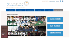 Desktop Screenshot of deporteydesafio.com